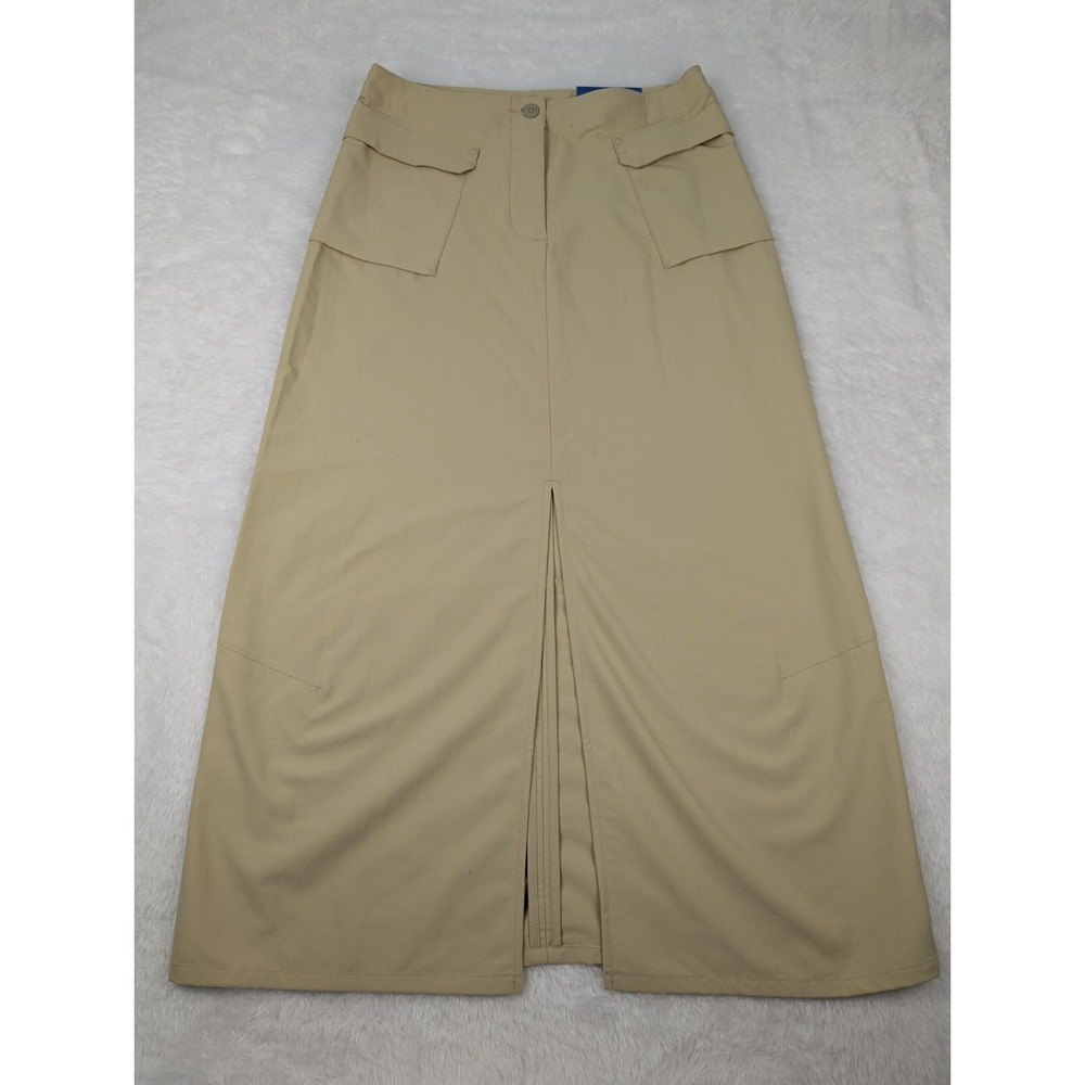 PATAGONIA Continental‎ Long Skirt Women's Size 10 Beige Pockets 58520 *Read
